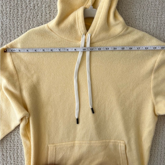 FEAT Yellow Fleece Blanket Blend Hoodie Unisex Fit S - Picture 10 of 12